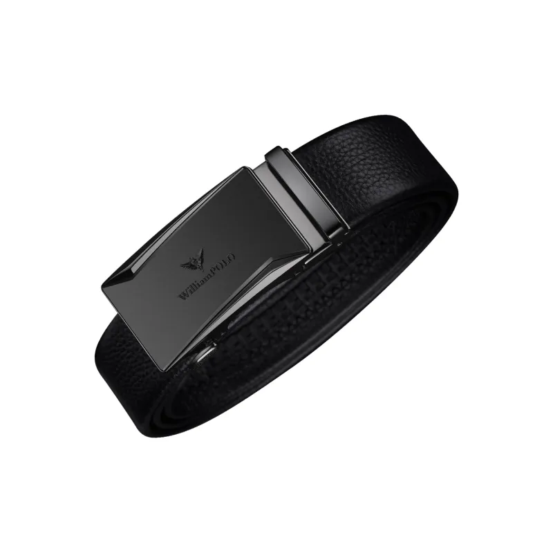 WilliamPOLO Top Grain Cow Leather Leather Belts Men's Multicolor 3.5cm Width-9