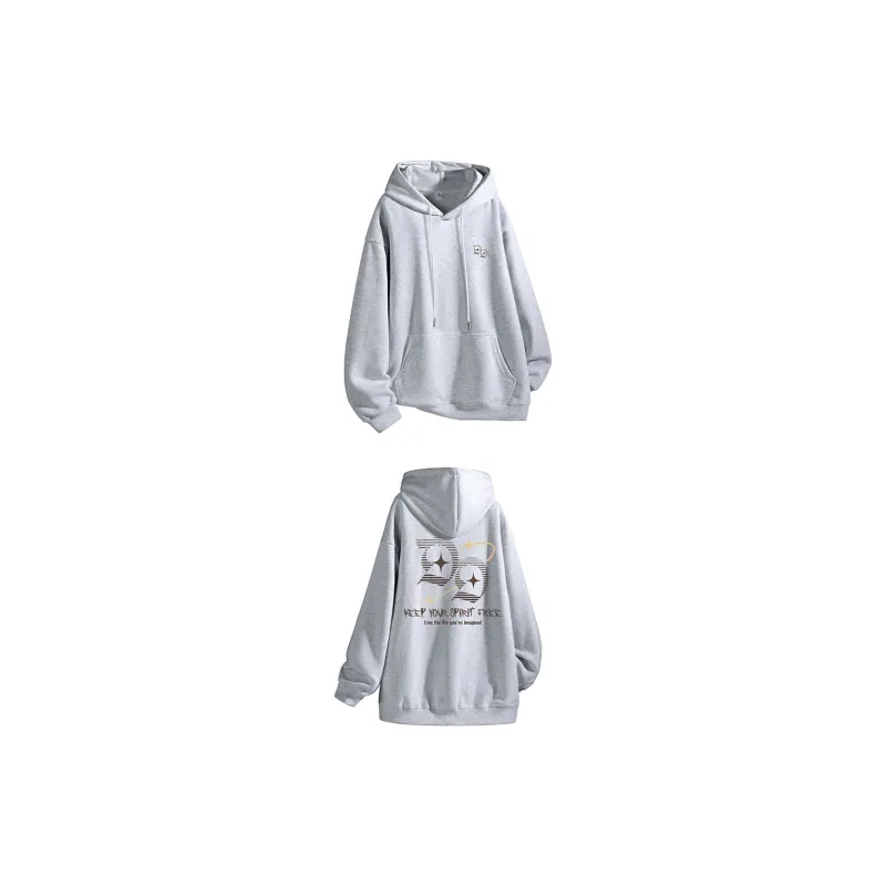 DUKE+DEXTER Sweatshirt Unisex Light Heather Gray-2