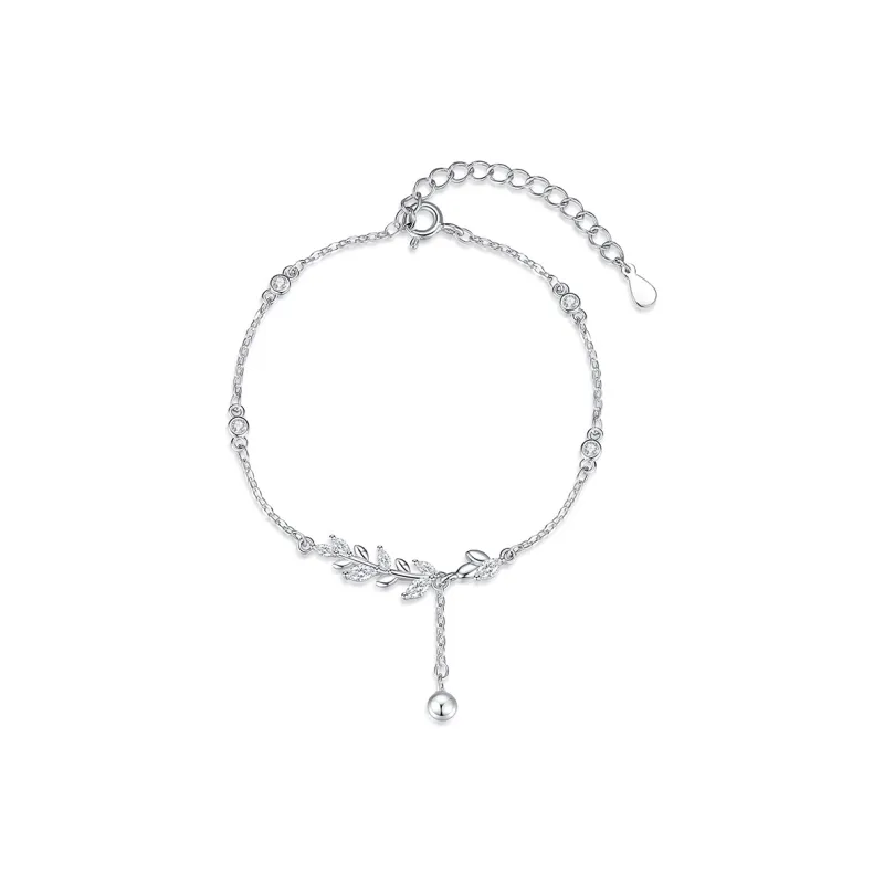 WINY 925 Sterling Silver Bracelets Women's Silver-7