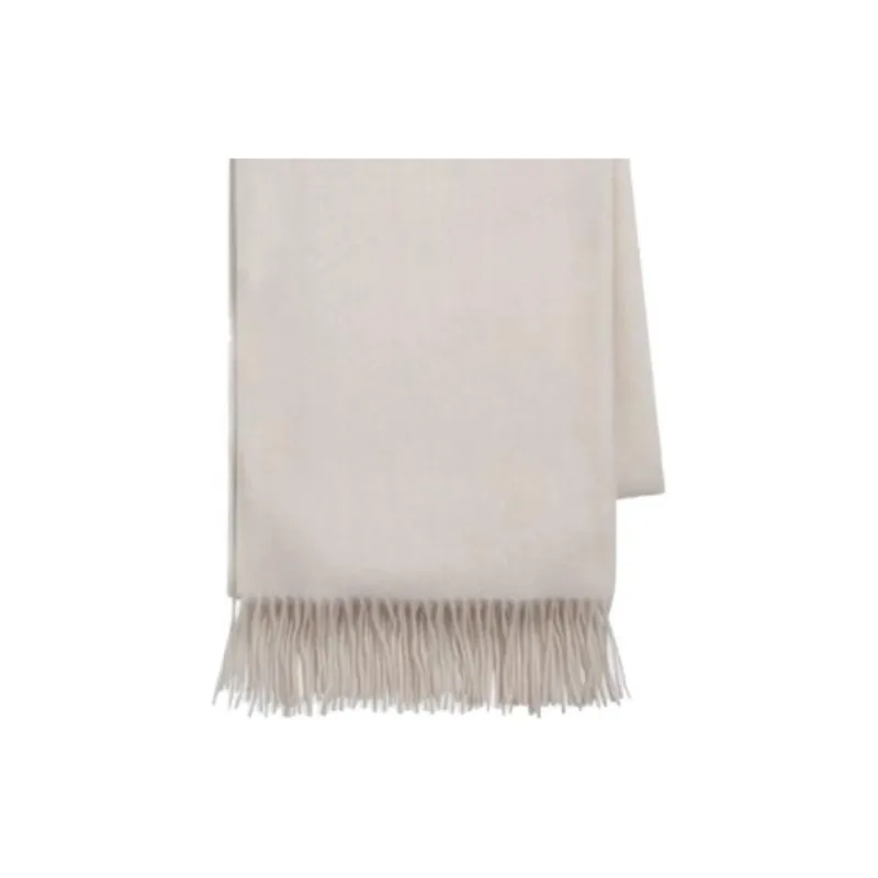 THEORY Cashmere Knit Scarves Women's White-1