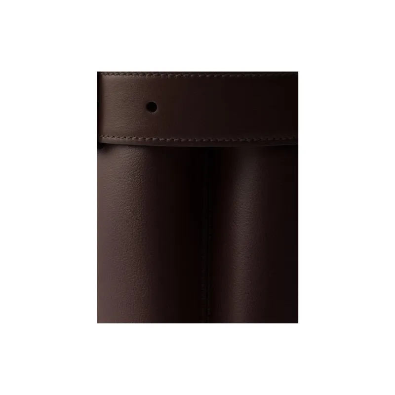 PRADA Cow Leather One Shoulder Handbags Small Size Women's Brown-3