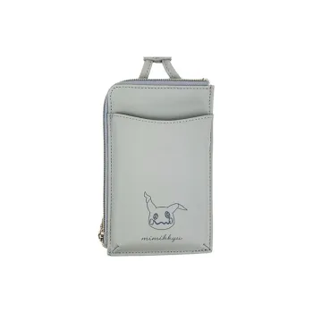 POKEMON Synthetic Leather Coin Purses Wallets Unisex Gray