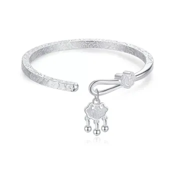 NVBBK 999 Fine Silver Bangles Women's