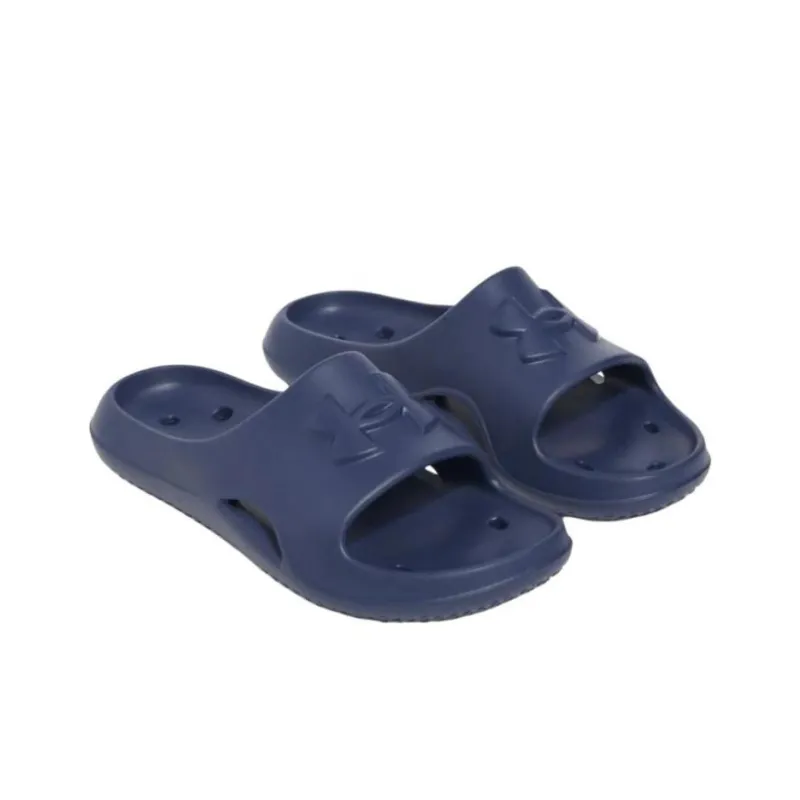 Under Armour Locker 5 Slip Resistant Slide Slippers Men's Blue-2