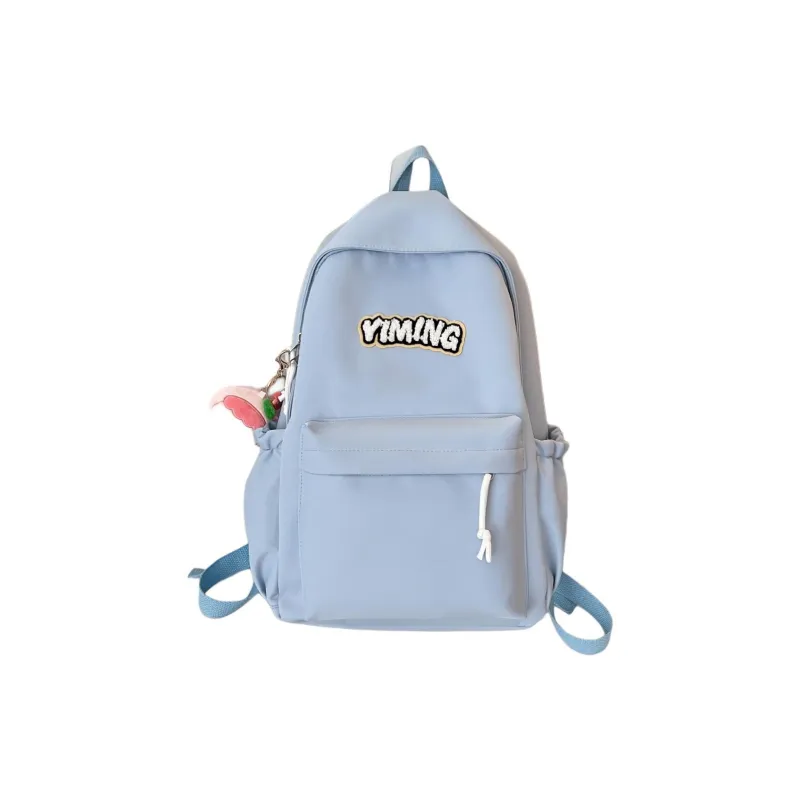 URBAN FOREST Nylon Backpack Unisex Red/Light Yellow/Green/Blue/White/Black-21