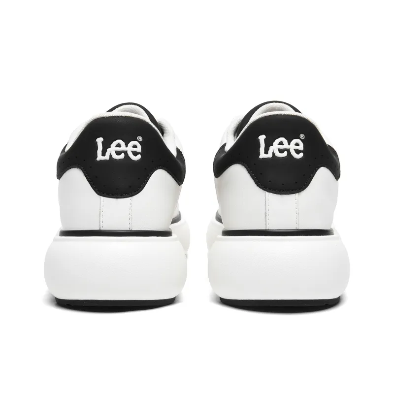 Lee Casual Comfortable White Sneakers Trendy Versatile Commute Low Top Skateboard Shoes Men's-9