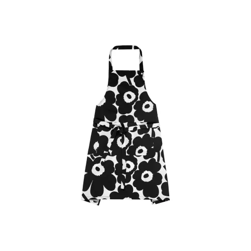 Marimekko Sleeveless Apron Black 84*83cm