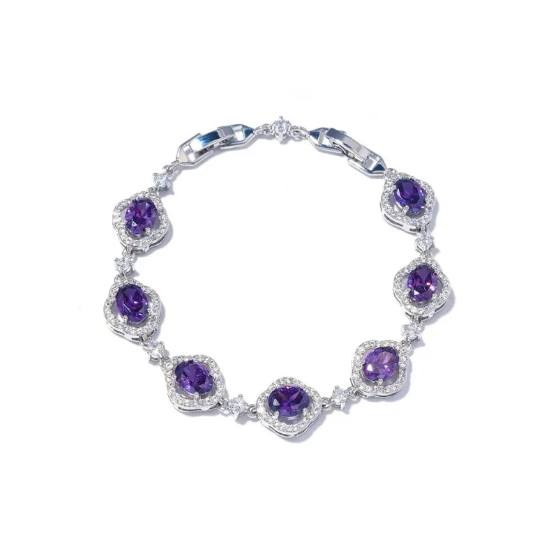 GLOIRE Zircon Bracelets Women's-4