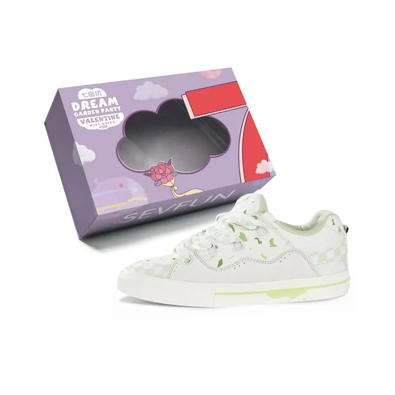 7 SEVFUN Low-Top Skateboard Shoes Unisex Strawberry Pink-55