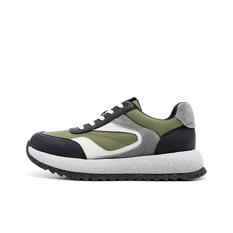 KANGLONG Anti Slip And Wear Resistant Height Increasing Low Top Casual Shoes Men's-0