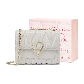 CORALDAISY Synthetic Leather Small Square Bag Shoulder Bag, Crossbody Bag Women's Black/White