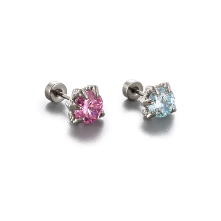 SHEEHHYY Alloy Stud Earrings Women's-15