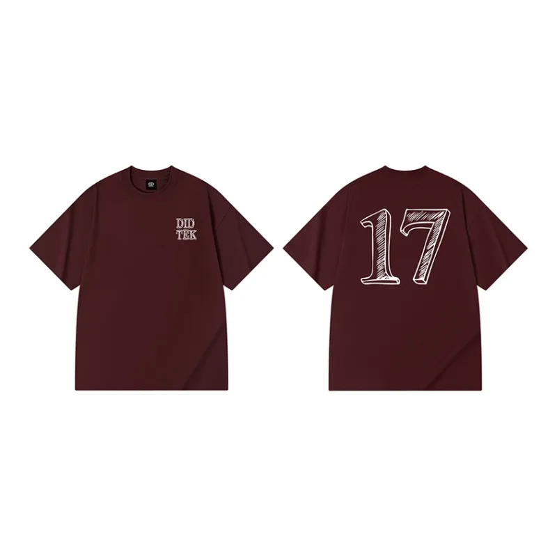 DIDTEK Drop Shoulder Sleeve Short Sleeved T Shirts Unisex-14