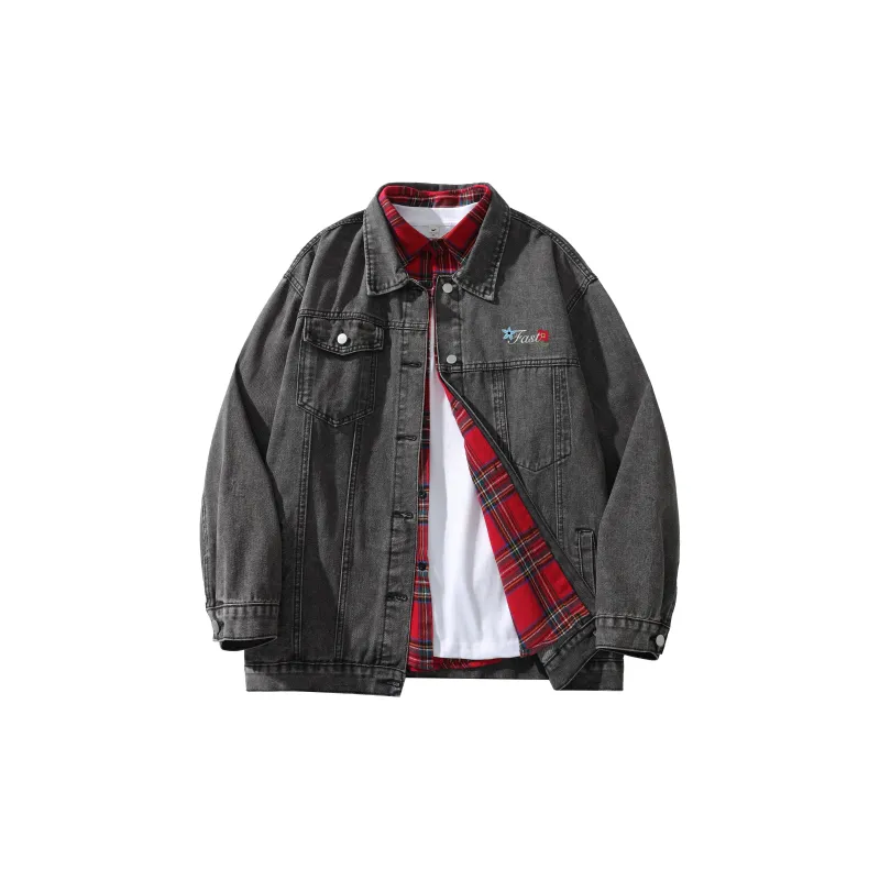FASTFISH Denim Jackets Unisex-3