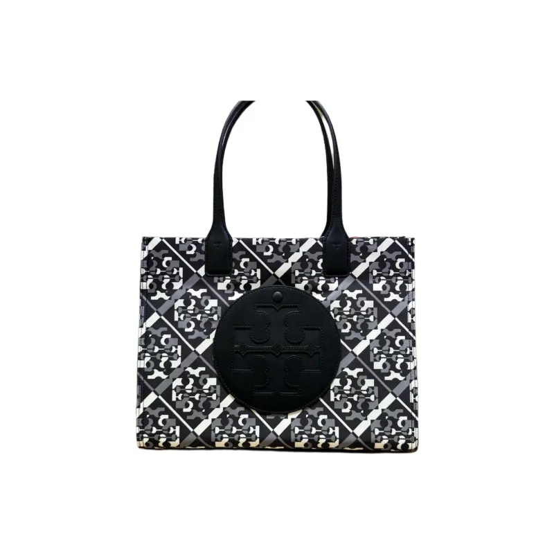 TORY BURCH Polyester Tote Bag, Shopping Bag, Handbag Trumpets Women's Black-0