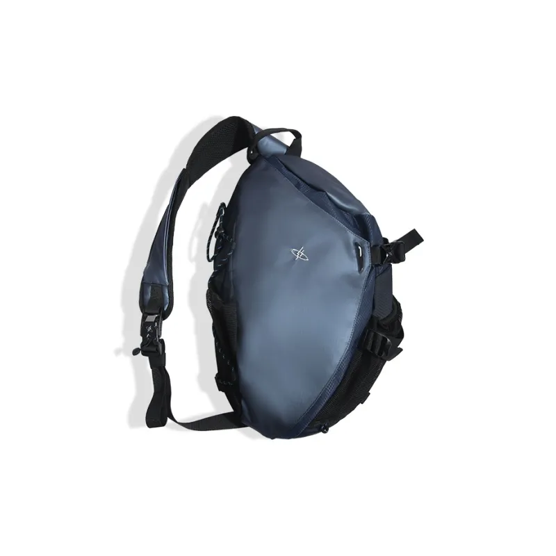 GYXX Nylon Sling Bag, Crossbody Bag Unisex Chasing Shadows Black/Night Ash Gray/Firefly Green-10