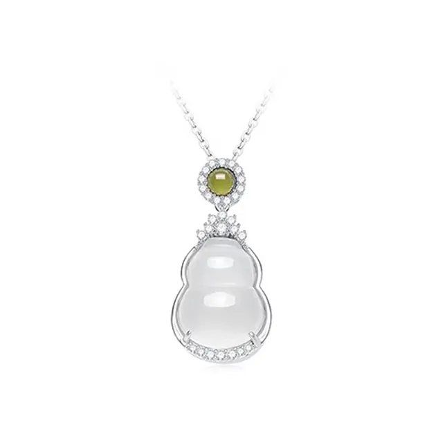 Chongqing Gold Store Chalcedony Necklaces Women's-0