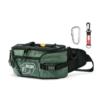 Rough Enough Canvas Bag Sling Bag Medium Size Unisex Army Green