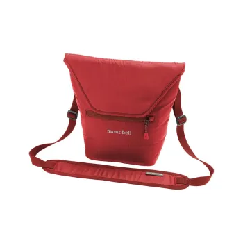 MONTBELL Nylon Camera Bag, Crossbody Bag, Shoulder Bag Medium Size Unisex Red