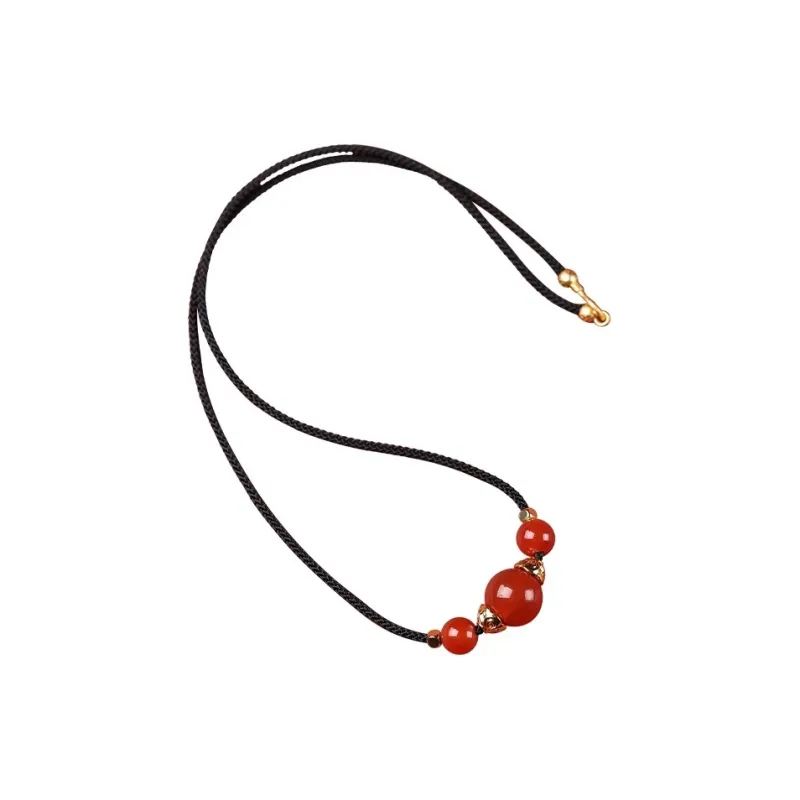 Moon Jewelry Agate Necklaces Unisex-20
