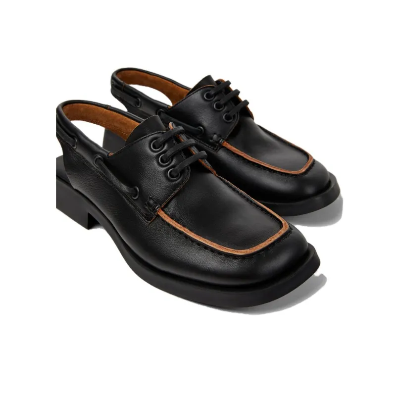 CAMPER Dana Chunky Heel High Heels 3.1cm Women's Black-1