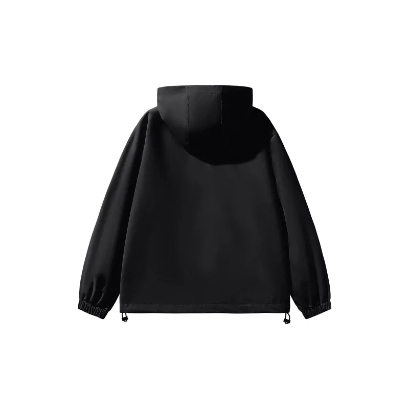 361° Trench Coat Unisex Super Black-1