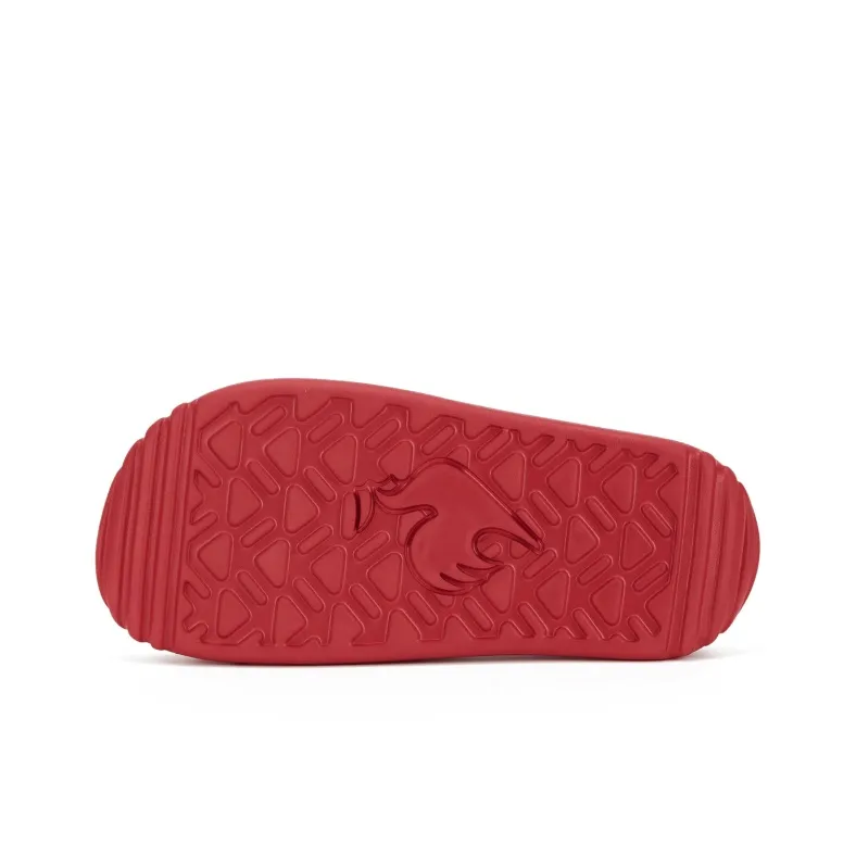 Le Coq Sportif EVA Slip Resistant Slide Slippers Unisex Electric Glow Red-4