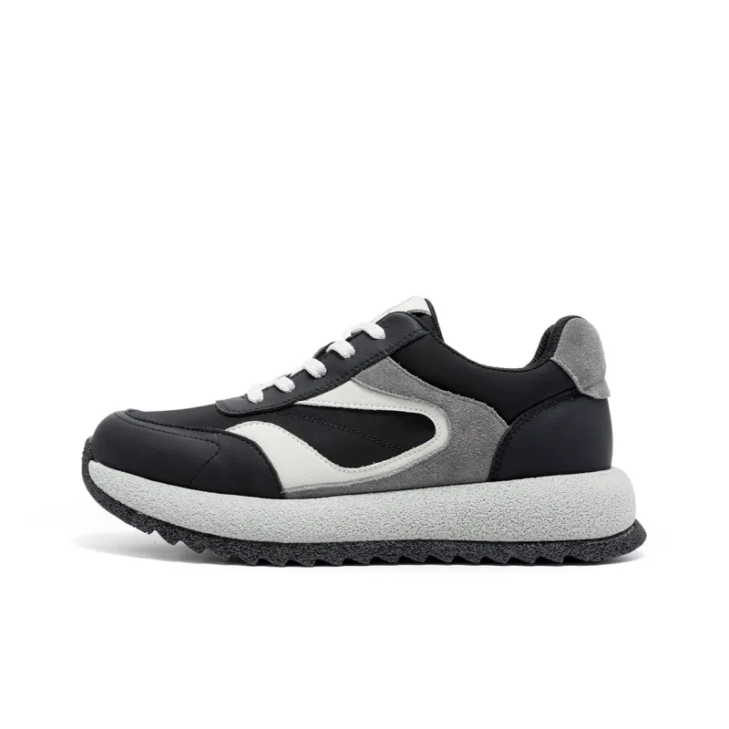 KANGLONG Anti Slip And Wear Resistant Height Increasing Low Top Casual Shoes Men's-14