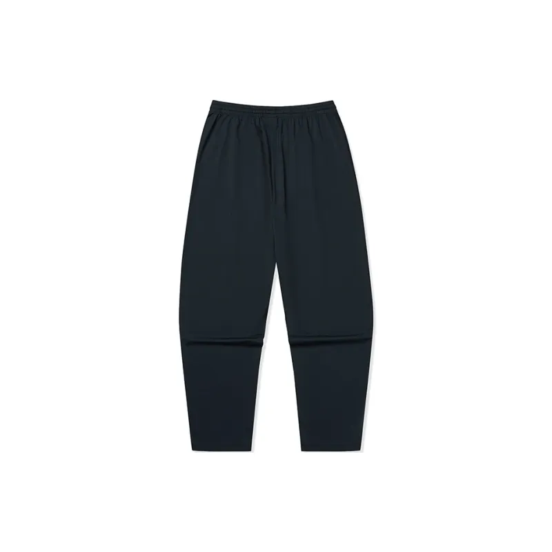 Erke Knitted Sports Pants Women's Jet Black-1