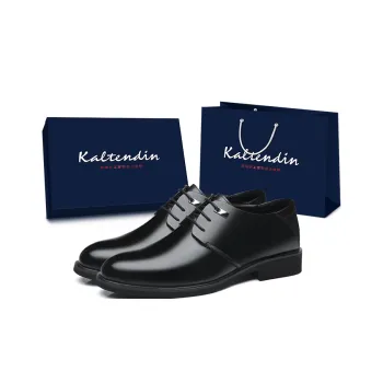Kaltendin Cow Leather Minimalist Style Fashion Versatile Classic Trendy Dress Shoes Men's