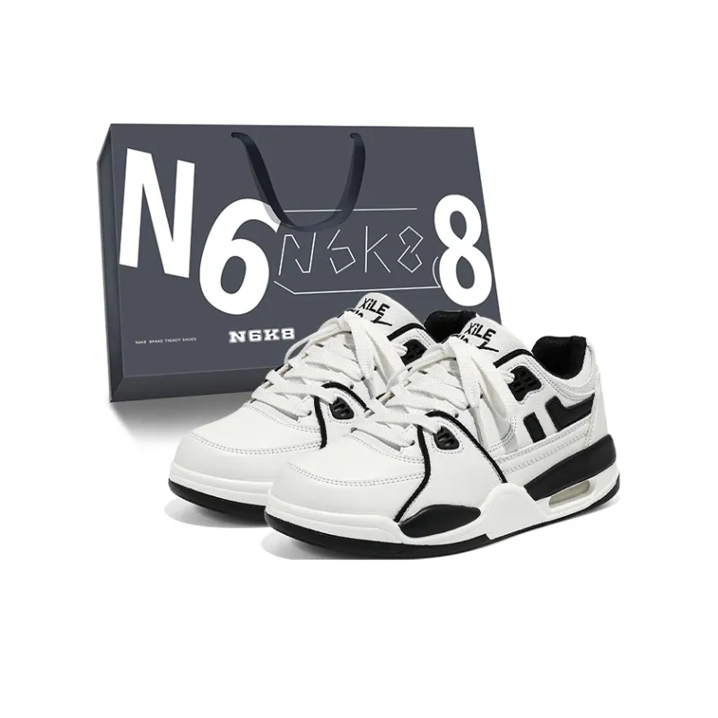 N6K8 Anti Slip Wear Resistant Low Top Skateboard Shoes Unisex Gradient-5