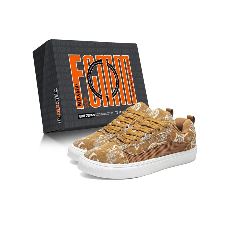 FCMM Low Top Canvas Shoes Unisex Box Included-5