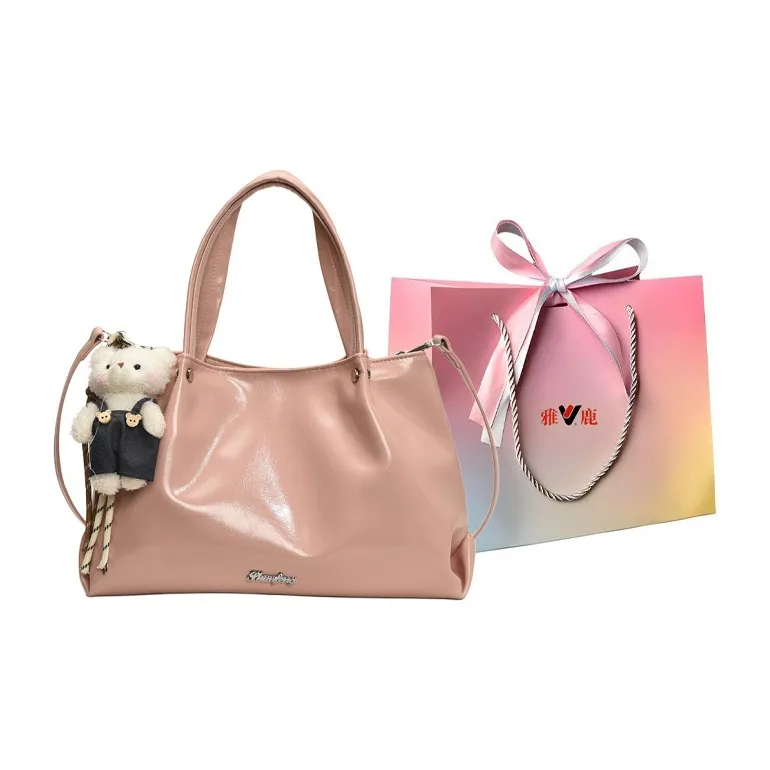 Yalu PU Shoulder Bag, Crossbody Bag, Handbag Regular Women's White/Silver/Black/Pink-14