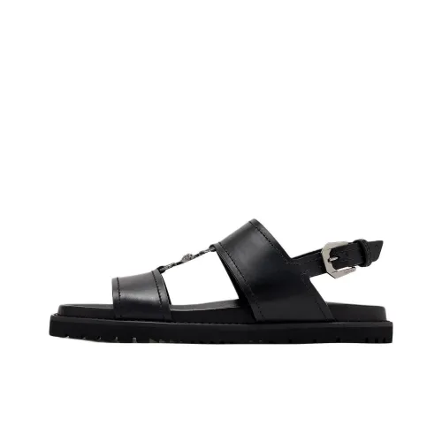FANSIZHE Medusa Strap Sandals Men's Black