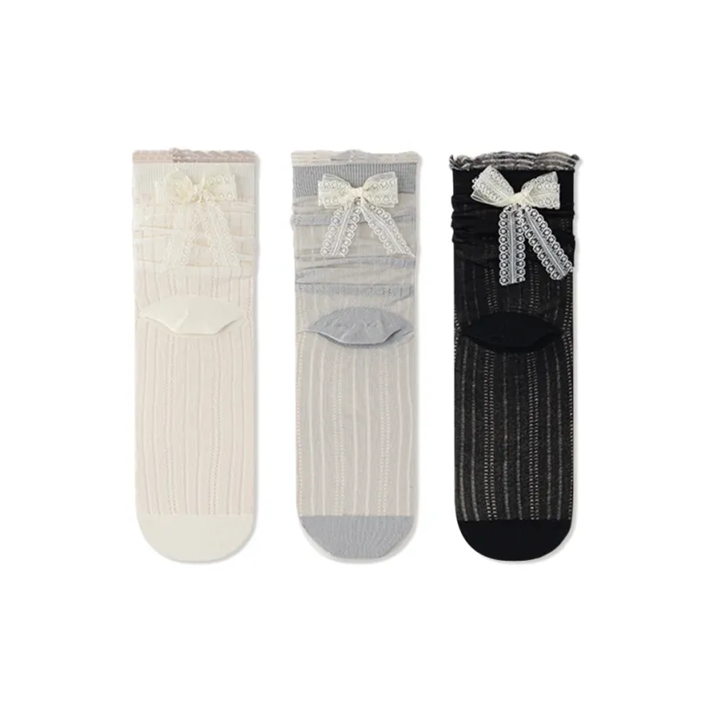 JIAZINI Mid-Calf Socks Women's Combo Set-0