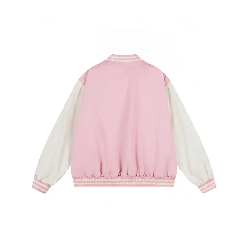 WOKXSS Baseball Jacket Unisex Black-5