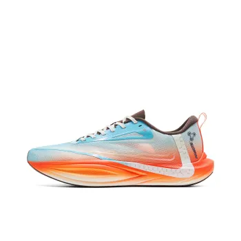 PEAK 2nd Breath 2.0 Running Shoes Men Low Top Crystal Blue Neon Orange