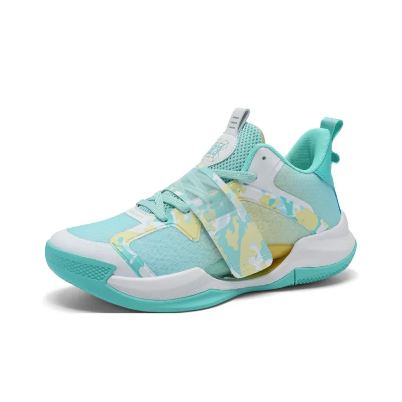 Kuding Cushioned Wear-Resistant Breathable Mid-Top Basketball Shoes Unisex-15