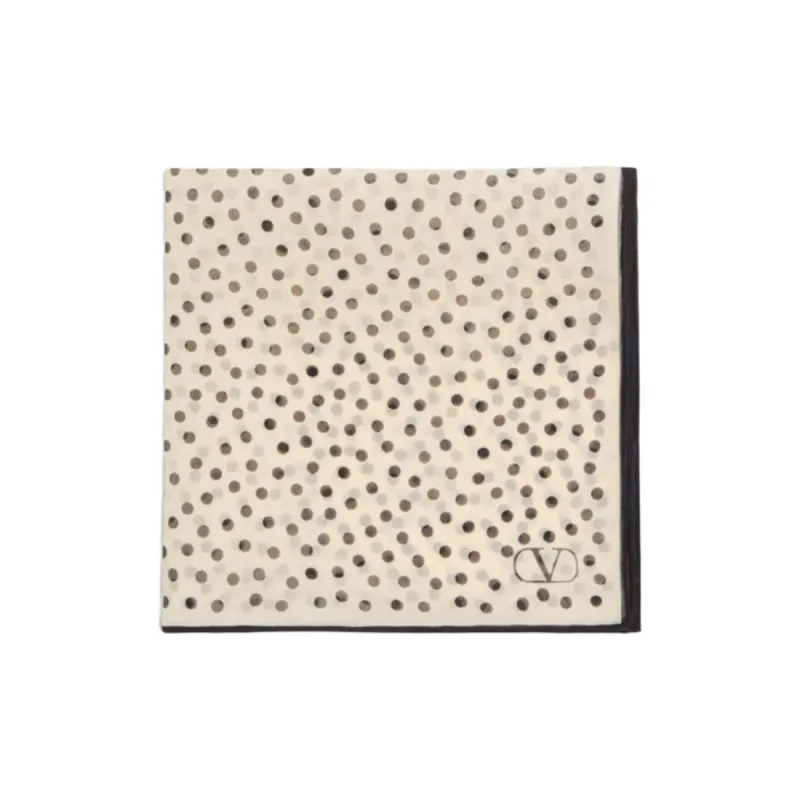 Valentino Mulberry Silk, Silk Scarves Women's White-1