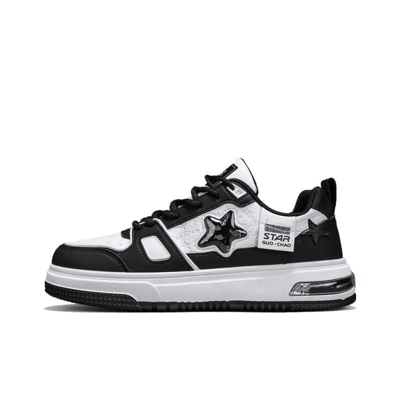Budding Bear Anti-Slip Wear-Resistant Low-Top Skateboard Shoes Men's-0