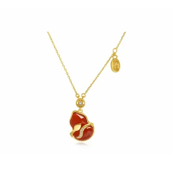 Chongqing Gold Store Chalcedony Necklaces Women's