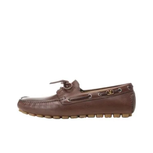 Valentino Driver Fastaway Lace Up Boat Shoes