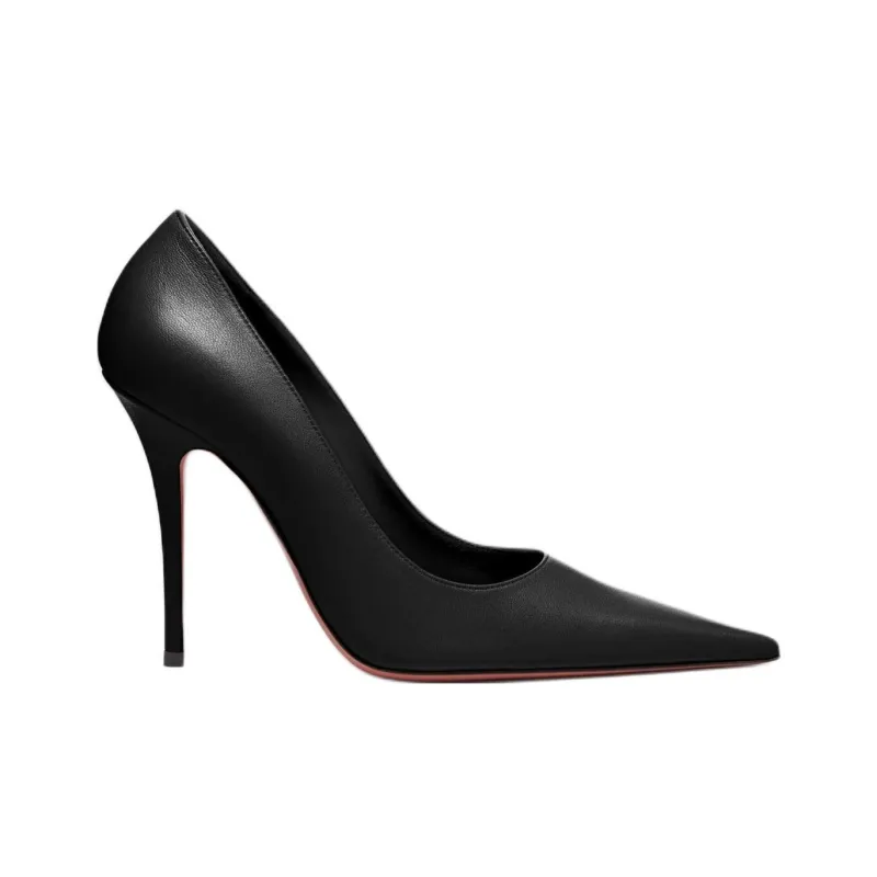AMINA MUADDI Barbara Slim Heel High Heels 10.5cm Women's Black-1