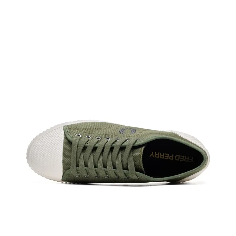 FRED PERRY Hughes Low-Top Skateboard Shoes Men's Green-1