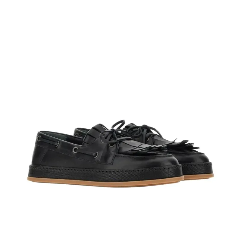 HOGAN H683 Casual Single Shoes 3cm Women's Black-2