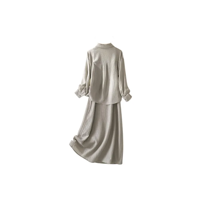 IHIMI Skirt Set Women's Pea Green-2