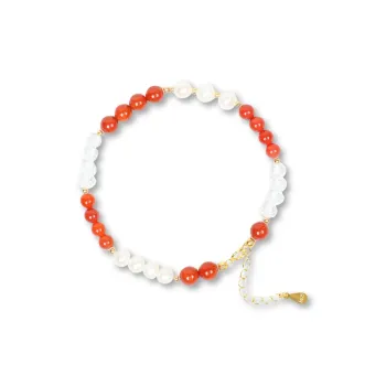 TIANTAISHAN Southern Red Agate Bracelets Unisex