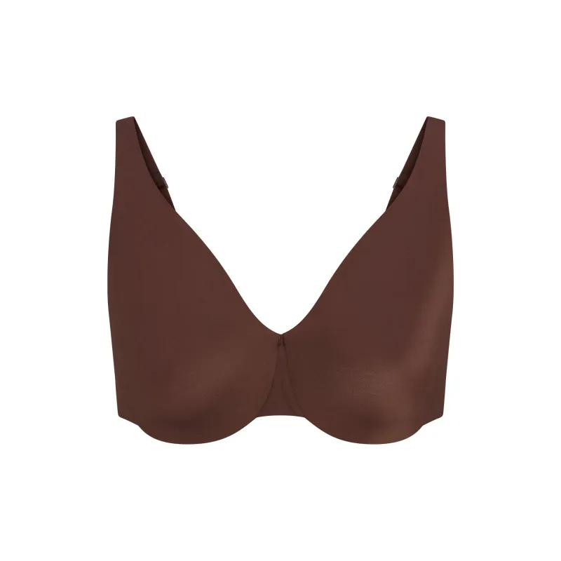 SKIMS SS25 SMOOTHING INTIMATES UNLINED MINIMIZER BRA Bra Women's 1 Pack COCOA/Cocoa-0