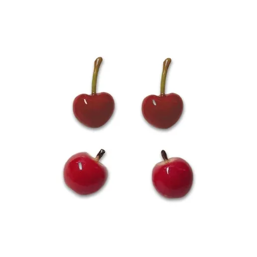 LuluCanaan Glass Stud Earrings Women's-11