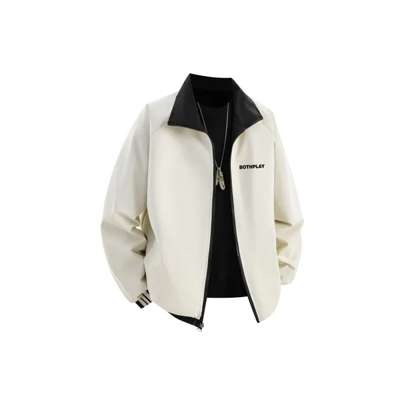 BOTH PLAY Jackets Coats Unisex Black-1